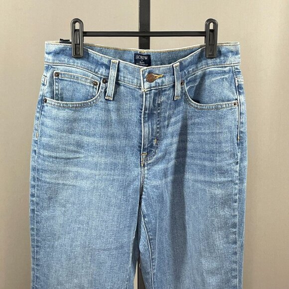 NEW J Crew Jeans Womens 25 blue denim straight boyfriend fit preppy casual - Picture 2 of 10
